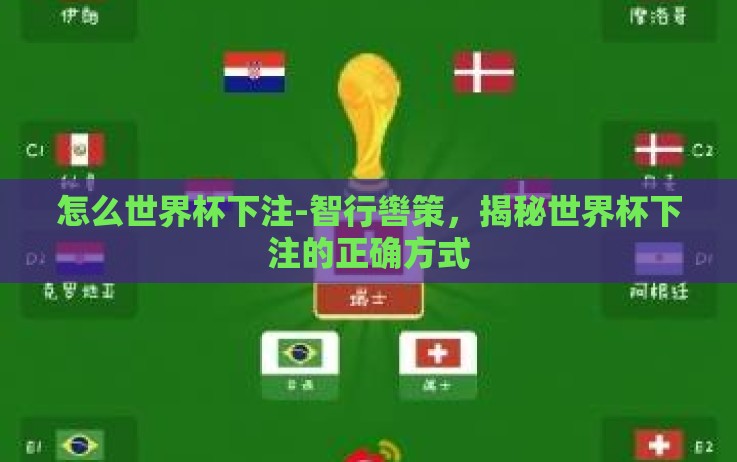 怎么世界杯下注-智行辔策,揭秘世界杯下注的正确方式 怎么世界杯下注-智行辔策,揭秘世界杯下注的正确方式