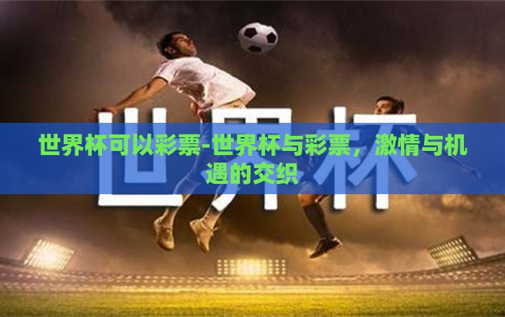 世界杯可以彩票-世界杯与彩票,激情与机遇的交织 世界杯可以彩票-世界杯与彩票,激情与机遇的交织