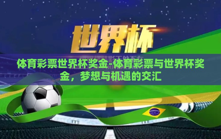 体育彩票世界杯奖金-体育彩票与世界杯奖金，梦想与机遇的交汇