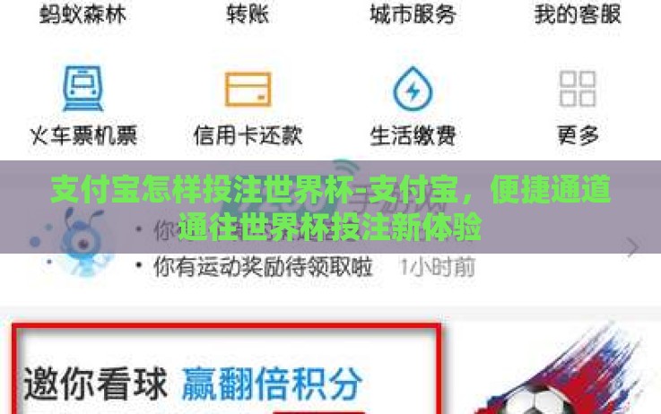支付宝怎样投注世界杯-支付宝,便捷通道通往世界杯投注新体验 支付宝怎样投注世界杯-支付宝,便捷通道通往世界杯投注新体验
