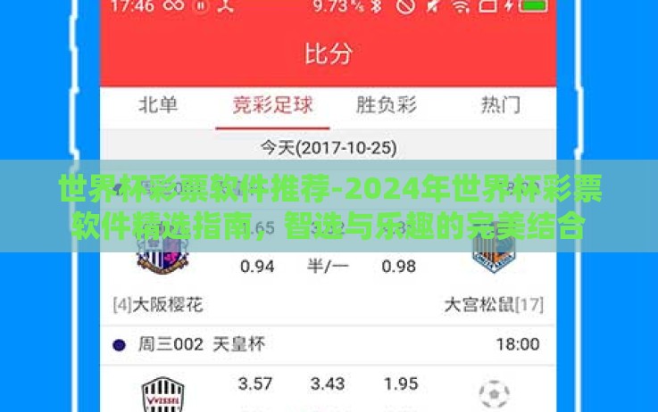 世界杯彩票软件推荐-2024年世界杯彩票软件精选指南,智选与乐趣的完美结合 世界杯彩票软件推荐-2024年世界杯彩票软件精选指南,智选与乐趣的完美结合