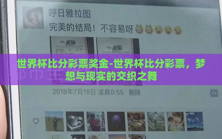 世界杯比分彩票奖金-世界杯比分彩票,梦想与现实的交织之舞 世界杯比分彩票奖金-世界杯比分彩票,梦想与现实的交织之舞