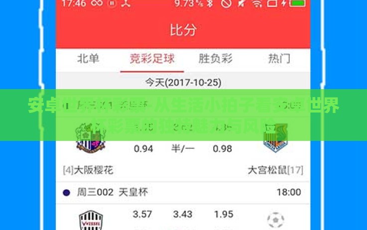 安卓世界杯彩票-从生活小拍子看安卓世界杯彩票的独特魅力与风险 安卓世界杯彩票-从生活小拍子看安卓世界杯彩票的独特魅力与风险