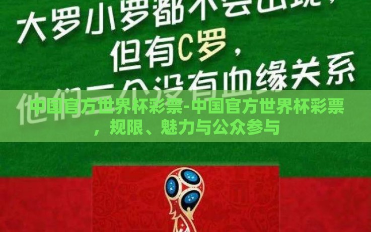 中国官方世界杯彩票-中国官方世界杯彩票,规限、魅力与公众参与 中国官方世界杯彩票-中国官方世界杯彩票,规限、魅力与公众参与