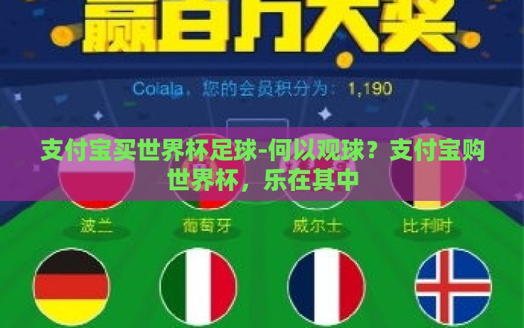 支付宝买世界杯足球-何以观球?支付宝购世界杯,乐在其中 支付宝买世界杯足球-何以观球?支付宝购世界杯,乐在其中