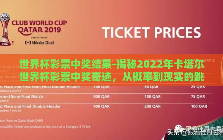 世界杯彩票中奖结果-揭秘2022年卡塔尔世界杯彩票中奖奇迹,从概率到现实的跳跃 世界杯彩票中奖结果-揭秘2022年卡塔尔世界杯彩票中奖奇迹,从概率到现实的跳跃