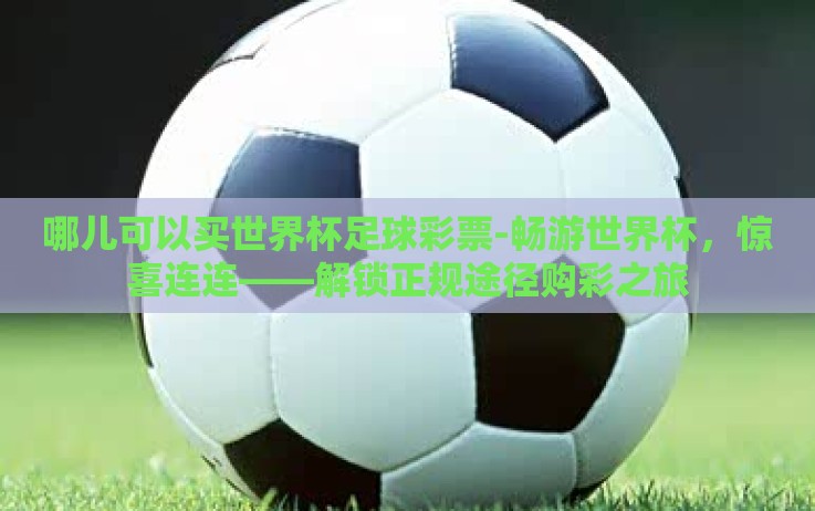 哪儿可以买世界杯足球彩票-畅游世界杯,惊喜连连——解锁正规途径购彩之旅 哪儿可以买世界杯足球彩票-畅游世界杯,惊喜连连——解锁正规途径购彩之旅